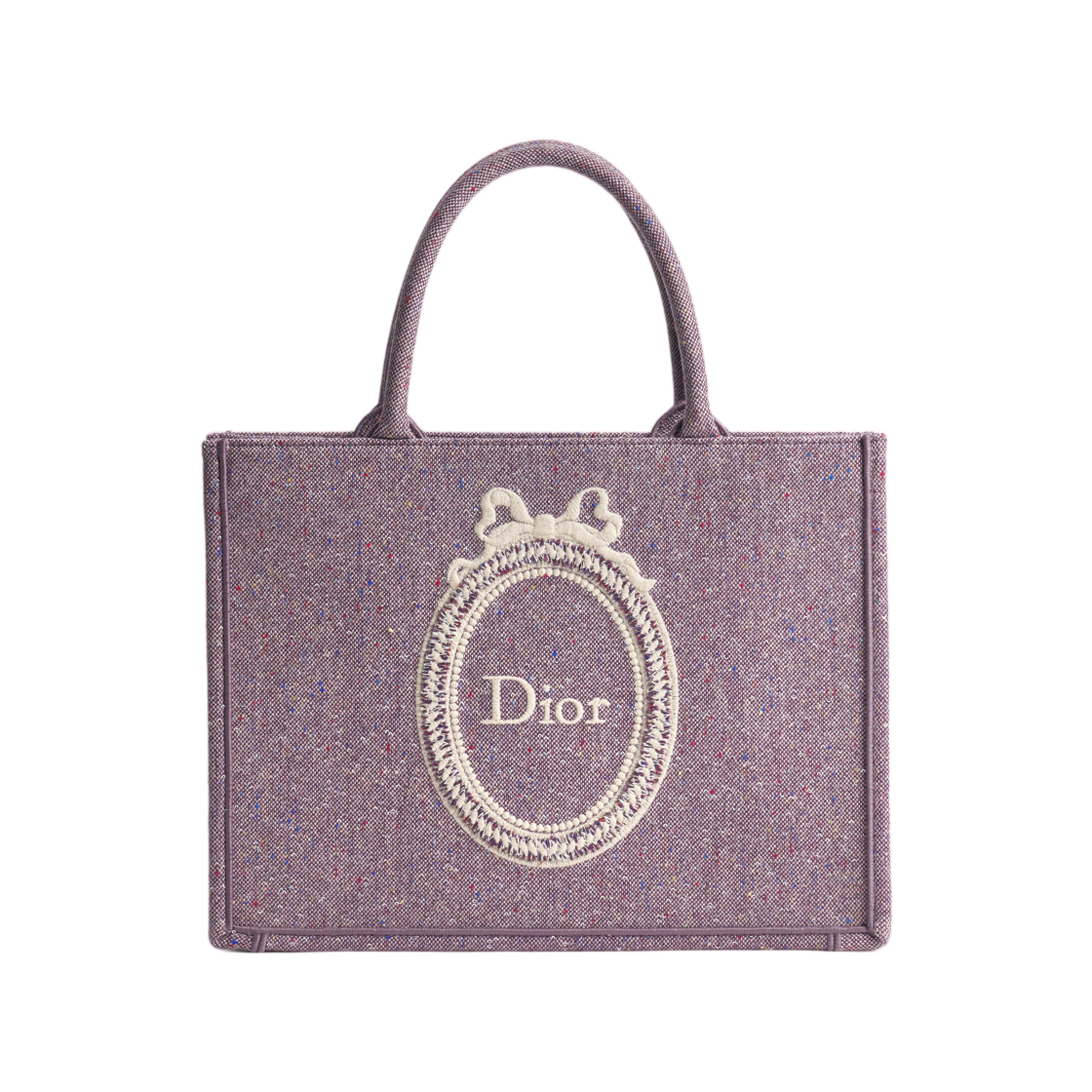 M1354OEIT-M71I Dior Book Tote Strap Bag Medium Plum