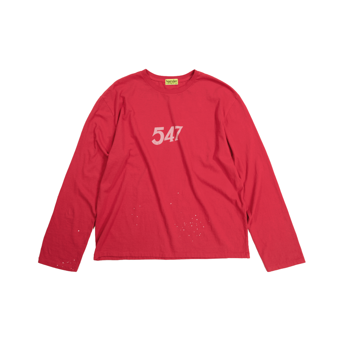 SF2FG092-RD Superveloce Legendary Number Long Sleeve T-shirt Racing Red
