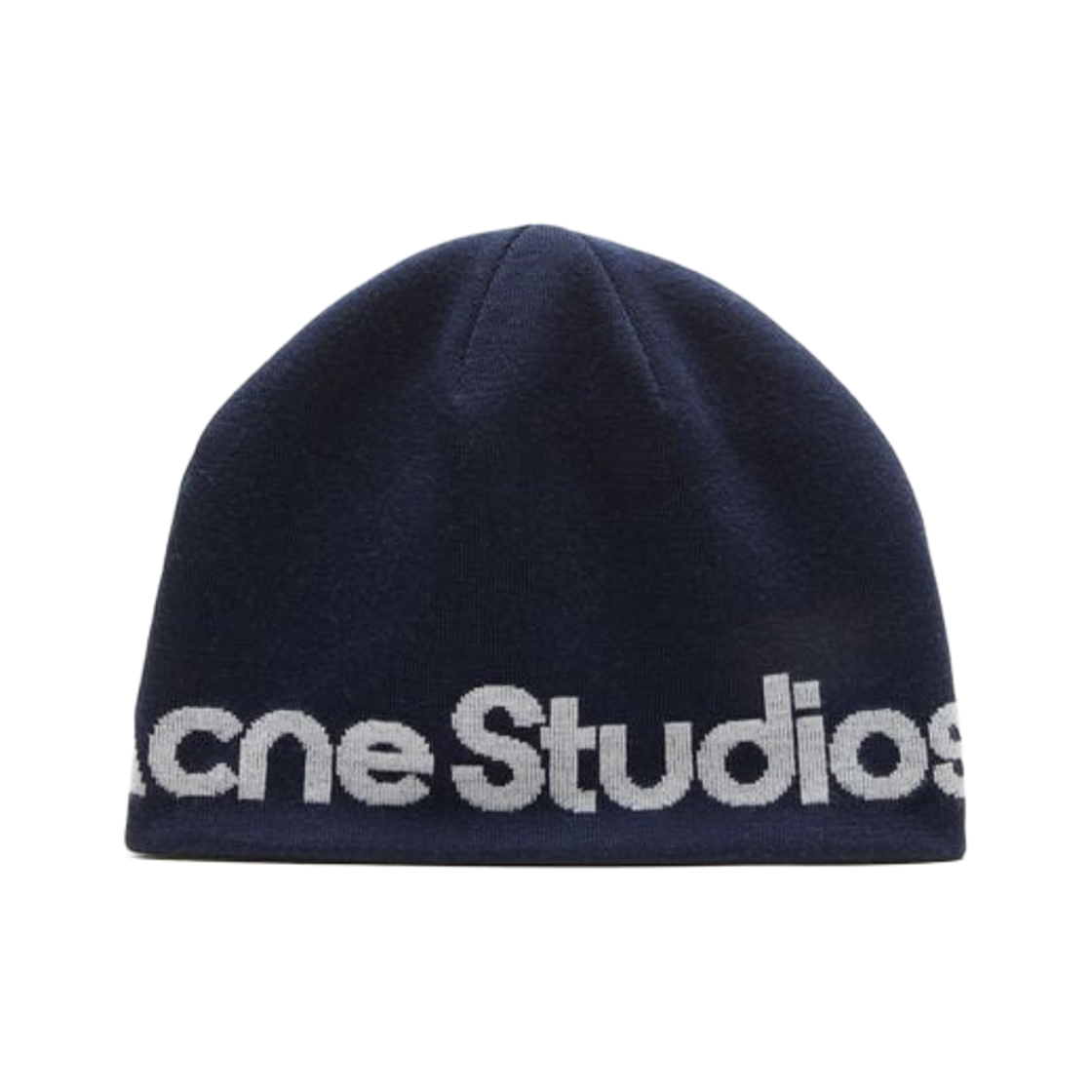 C40470-AH4 Acne Studios Wool Knit Beanie Navy White