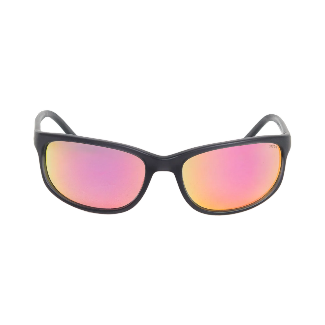 338447 Stussy x Denim Tears Julian Sunglasses Frost Black Polarized Violet Lens