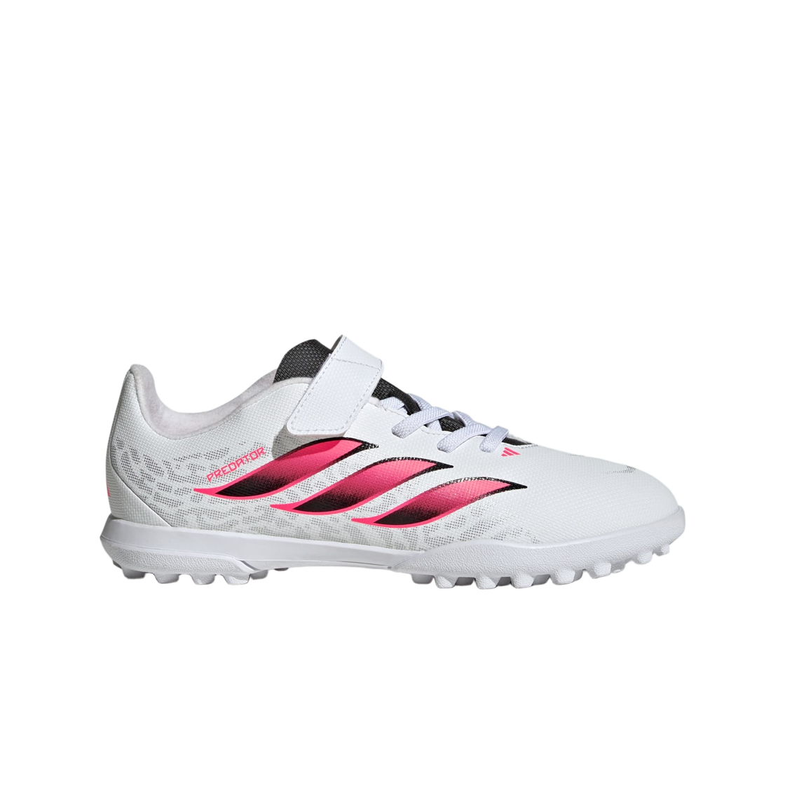 IH2076 (J) Adidas Predator Club Hook And Loop TF Cloud White Solar Turbo
