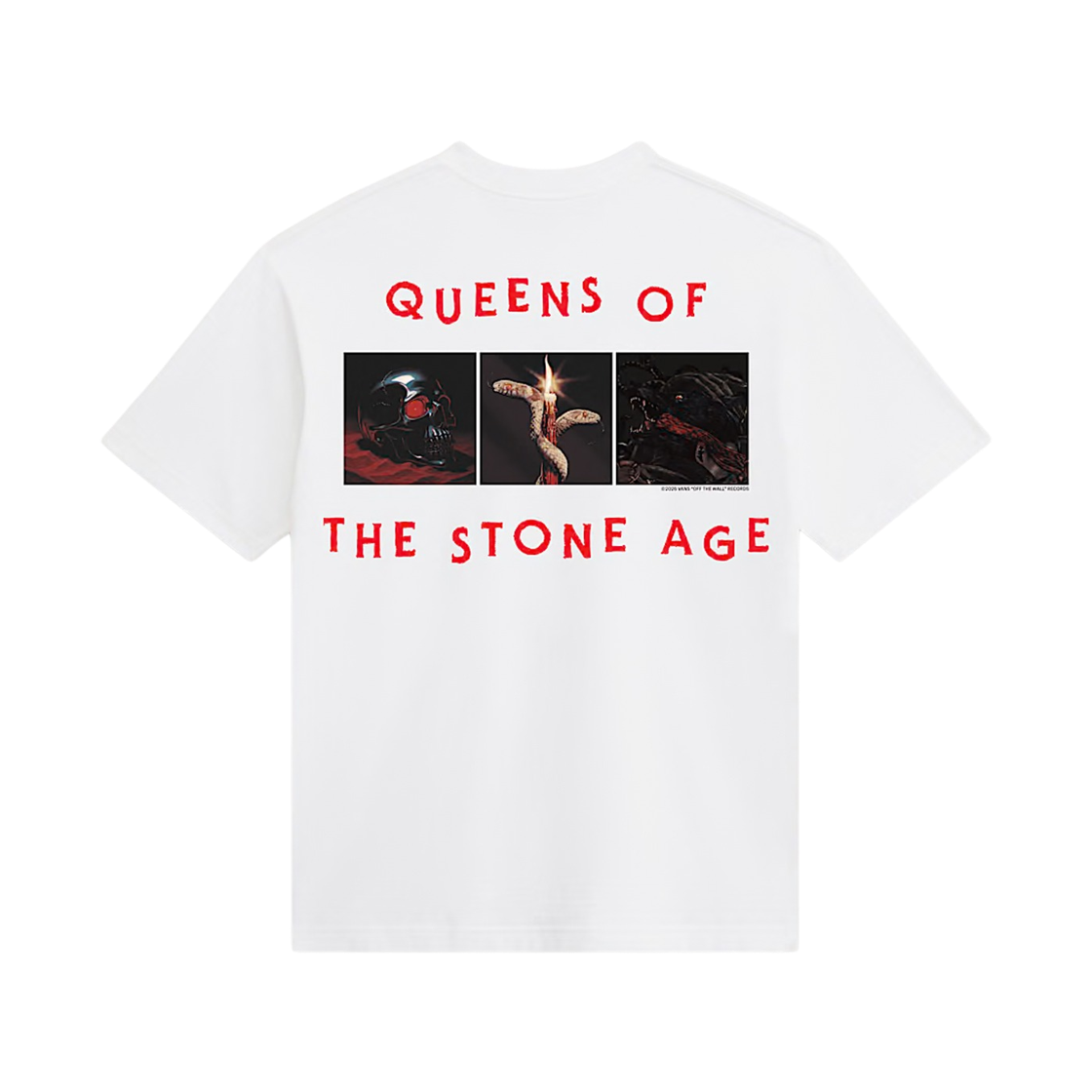 VN00134XWHT Vans x Queens of the Stone Age T-Shirt White