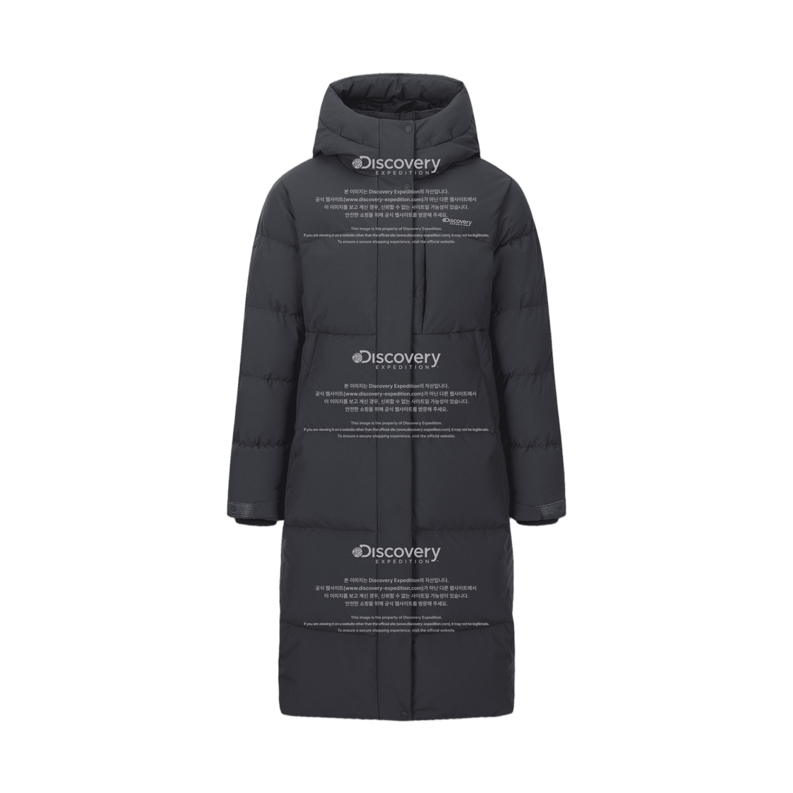 (W) 디스커버리 익스페디션 레스터G 구스다운 롱패딩 다크 그레이((W) Discovery Expedition Leicester G Goose Down Long Puffer Jacket Dark Gray)