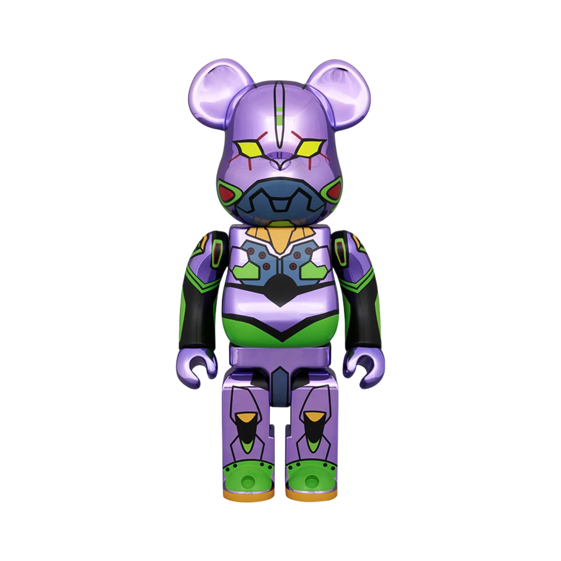 2610001 KINKIROBOT 400% Be@Rbrick Evangelion Unit-01 (New Paint Chrome Ver.)