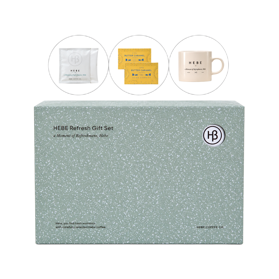 헤베커피 리프레쉬 기프트 선물세트 (드립백, 카라멜, 머그컵 구성)(Hebe Coffee Refresh Gift Set (Drip Bags, Caramels & Mug)) - 2