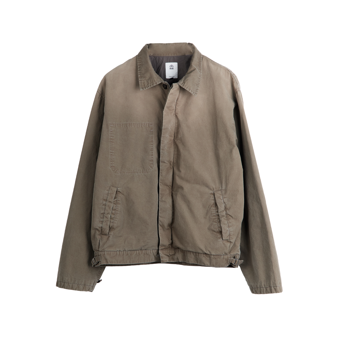 폴리테루 메카닉 자켓 (재패니즈 패브릭) 다크 베이지(Polyteru Mechanic Jacket (Japanese Fabric) Dark Beige) - 1