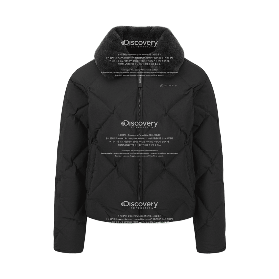 DWDJ92066-BKS (W) Discovery Expedition Melrose Tube Down Lightweight Puffer Jacket Black