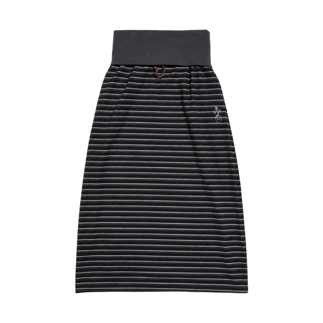 토우토우아카이브 겍코 스트라이프 스커트 블랙(TOWTOW.ARCHIVE Gecko Stripe Skirt Black)