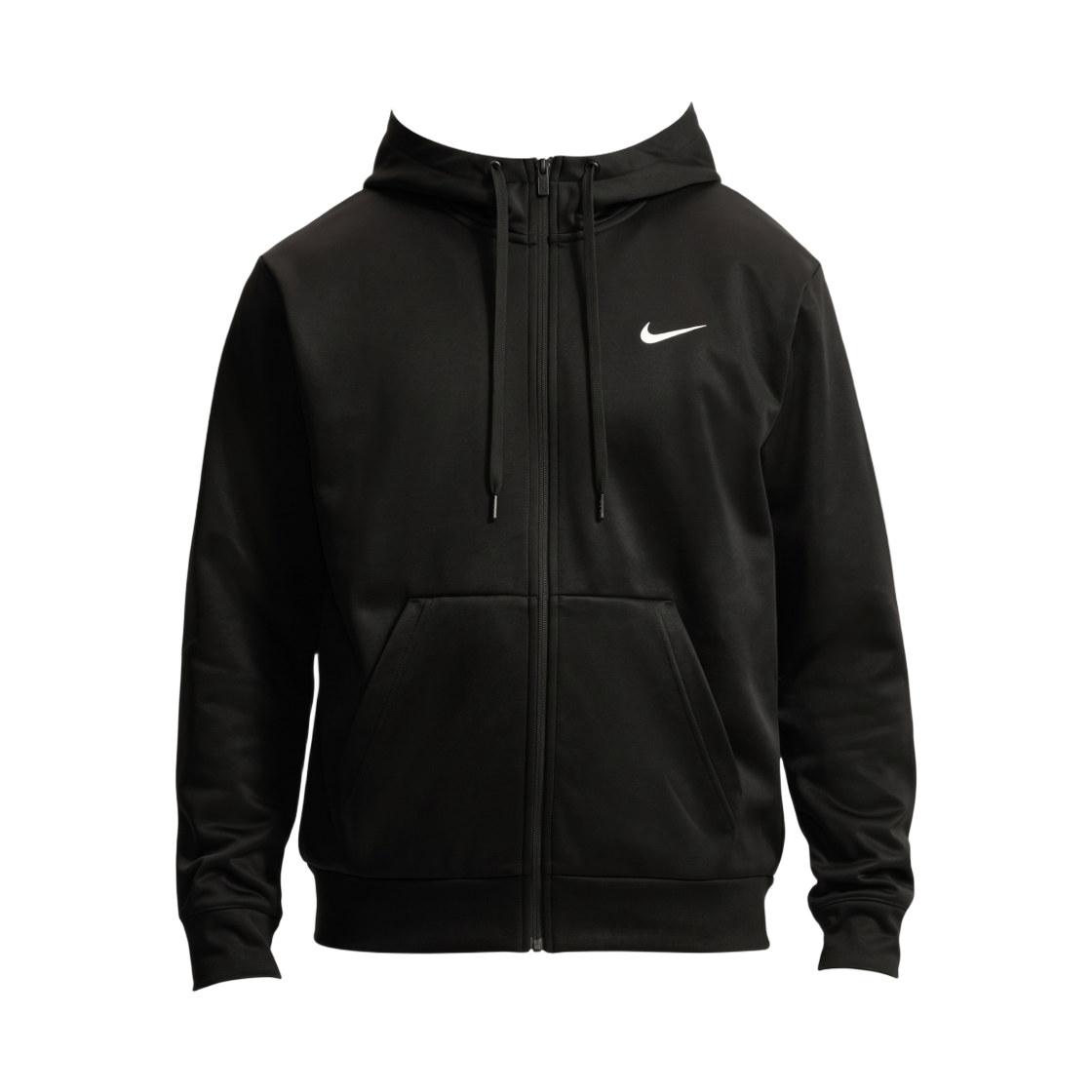 IM5443-010 Nike Flex Therma-Fit Fleece Full-Zip Hoodie Black White - Asia