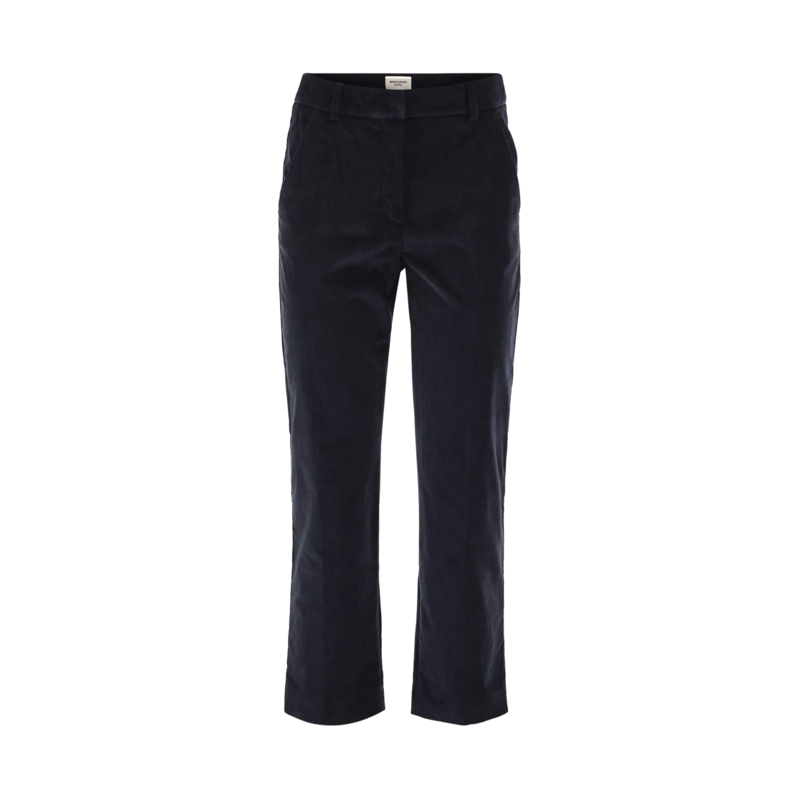 (W) 위켄드 막스마라 마루카 벨벳 트라우저 네이비((W) Weekend Max Mara Marruca Velvet Trousers Navy)