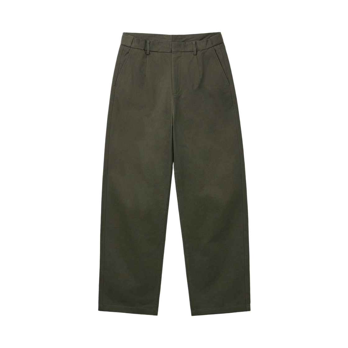 CWPAA26542KHD Customellow Wide-Fit Cotton Pants Khaki