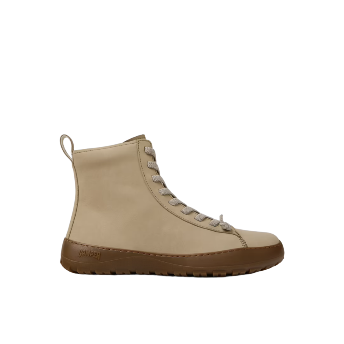 K400870-002 (W) Camper Peu Serra Nubuck Ankle Boots Beige