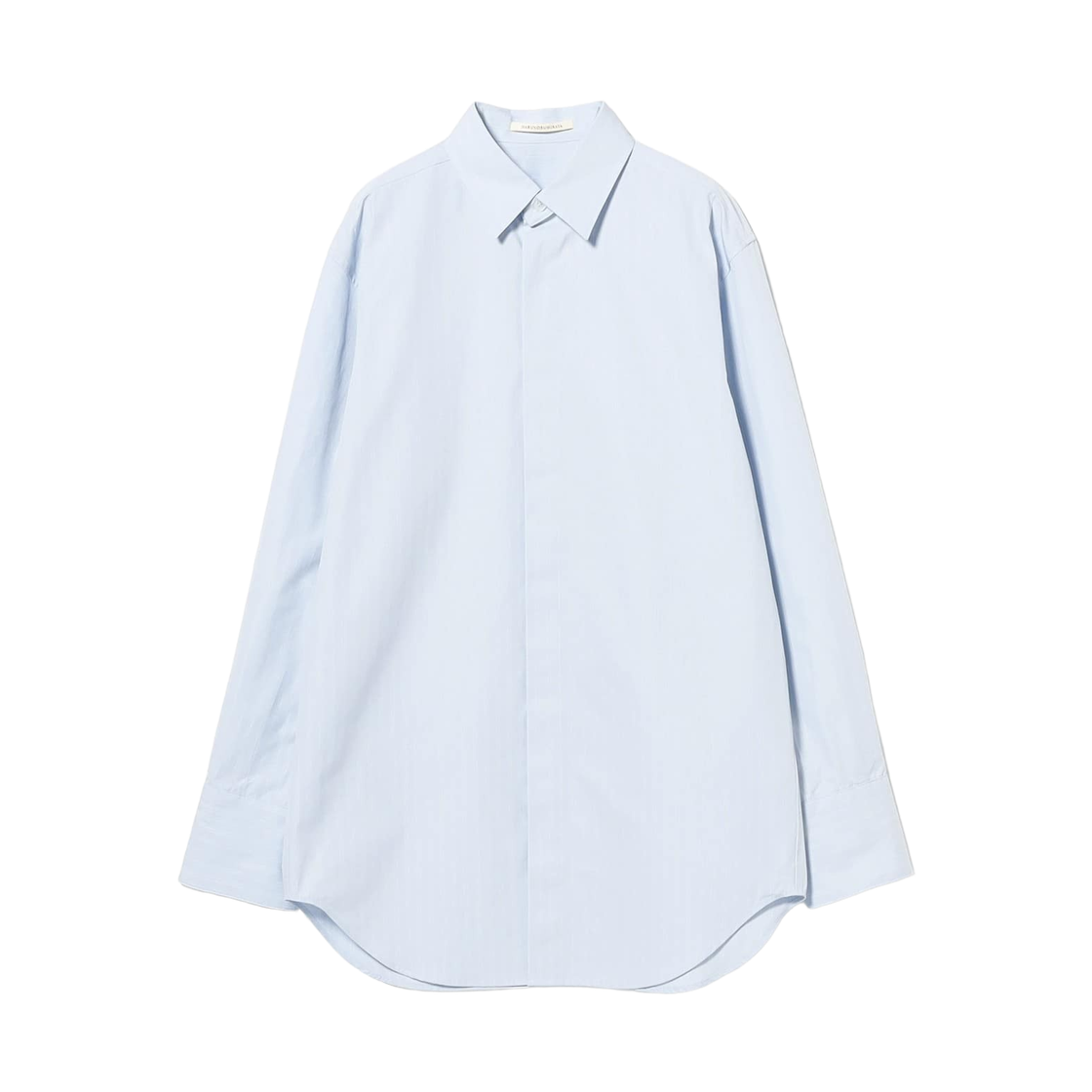 64-11-1323-241 (W) Demi-Luxe Beams x Harunobumurata Navia Stripe Shirt Sky Blue