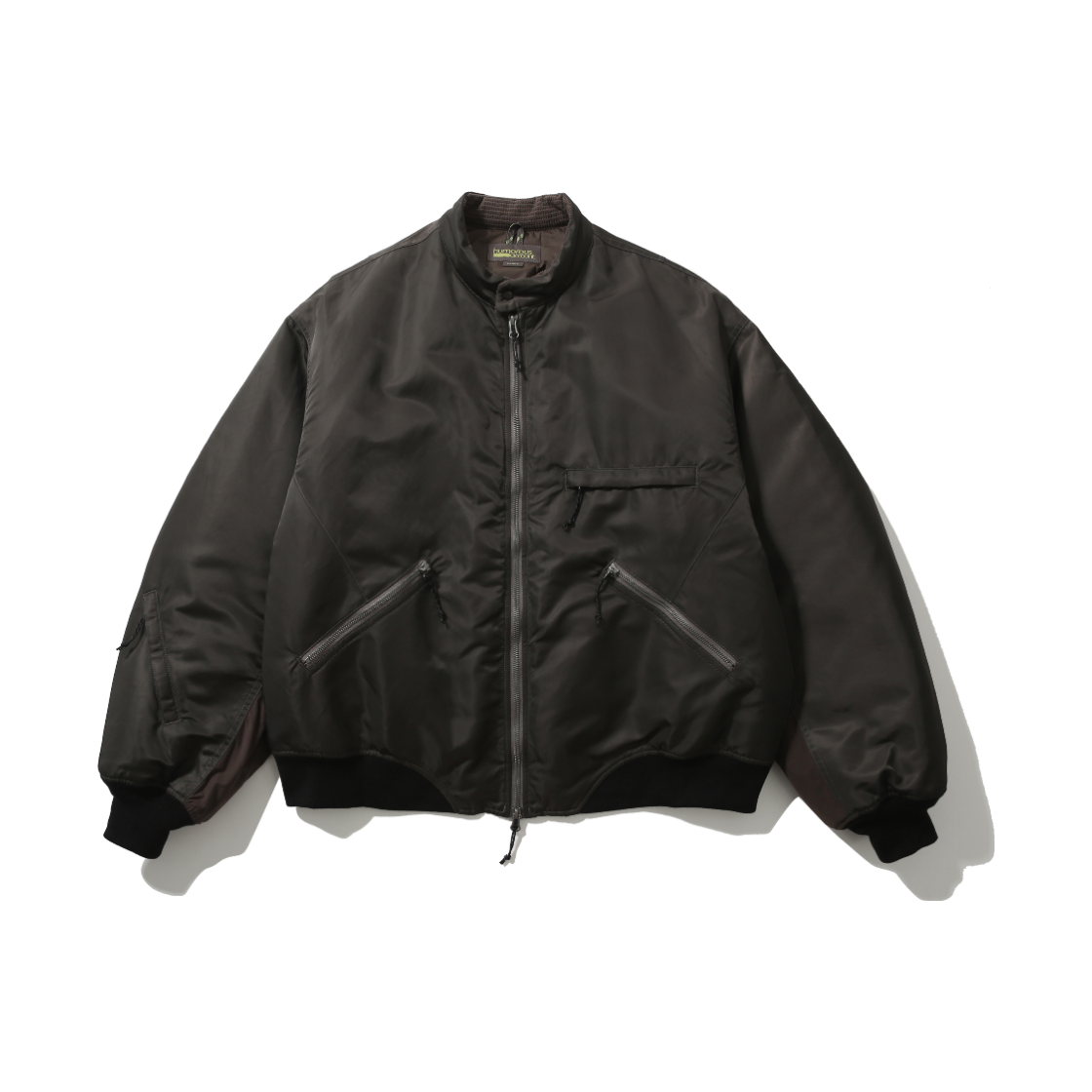 HM26AW-JP01 humorous account Director Jumper Dark Olive Brown