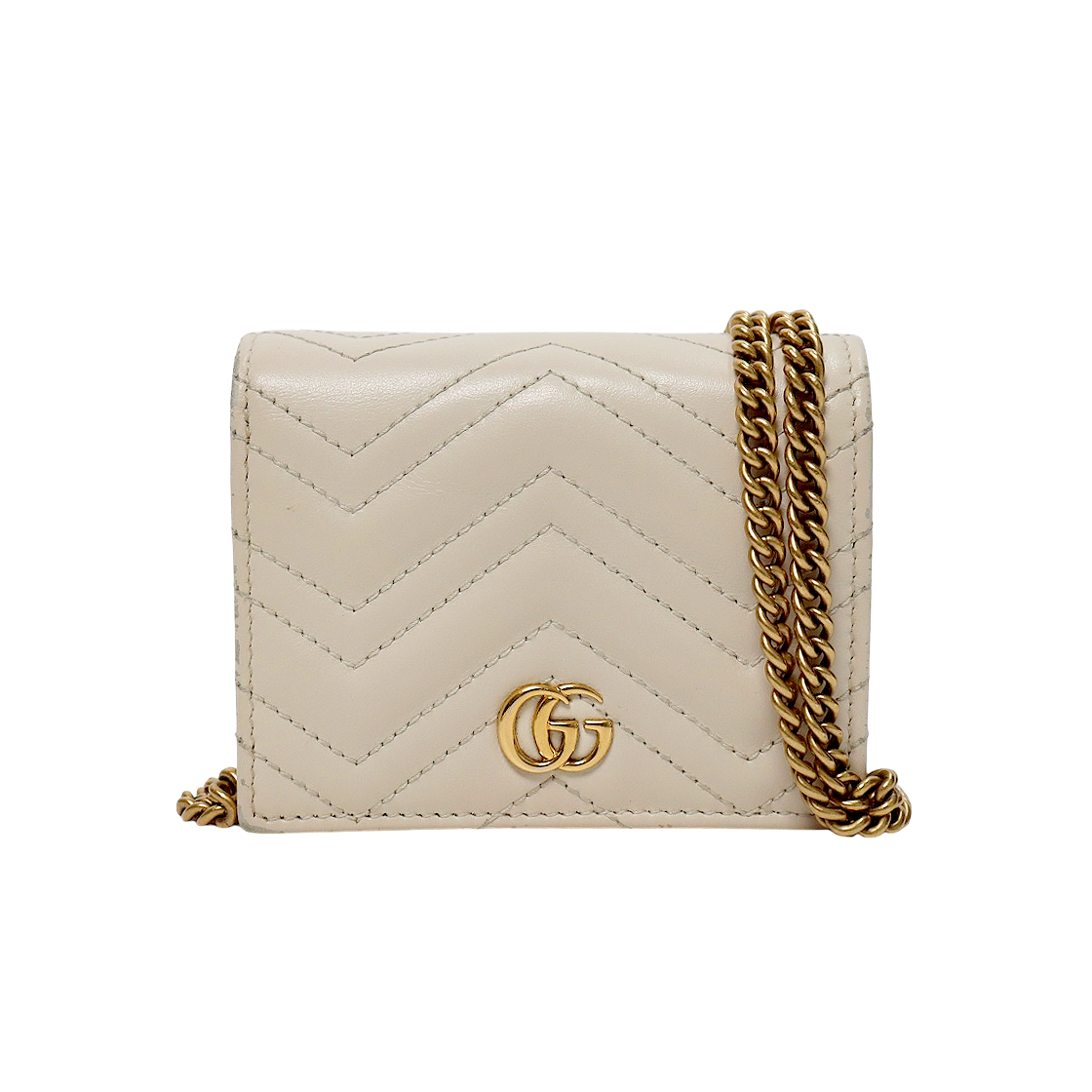 ITW83R2EHSP3 Gucci Ivory Marmont Wallet