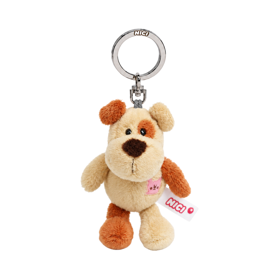 4012390268713 NICI Mutt brown 10cm BB w/keyr