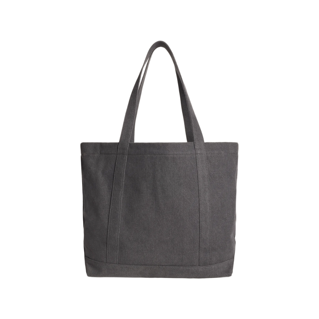 메종 키츠네 프로파일 폭스 라지 토트 워시드 블랙(Maison Kitsune Profile Fox Large Tote Washed Black) - 3