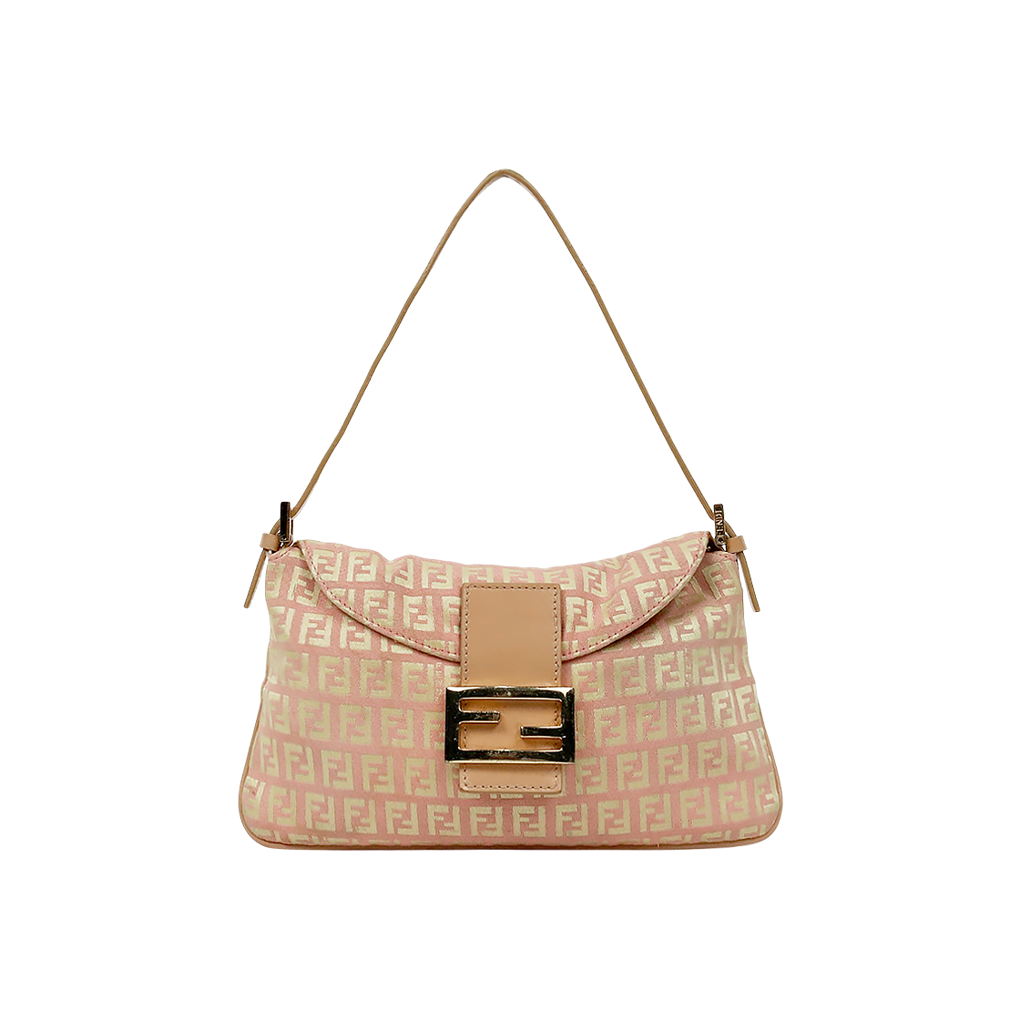 ITNPFPOI3AG2 Fendi Pink Zuccino Mama Bag