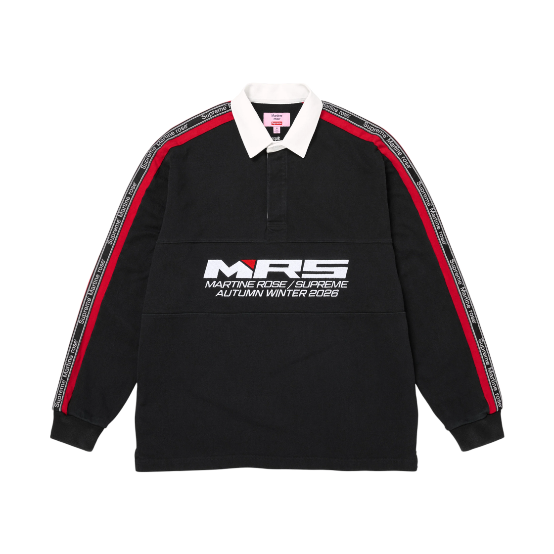 - Supreme x Martine Rose Rugby Black - 26FW