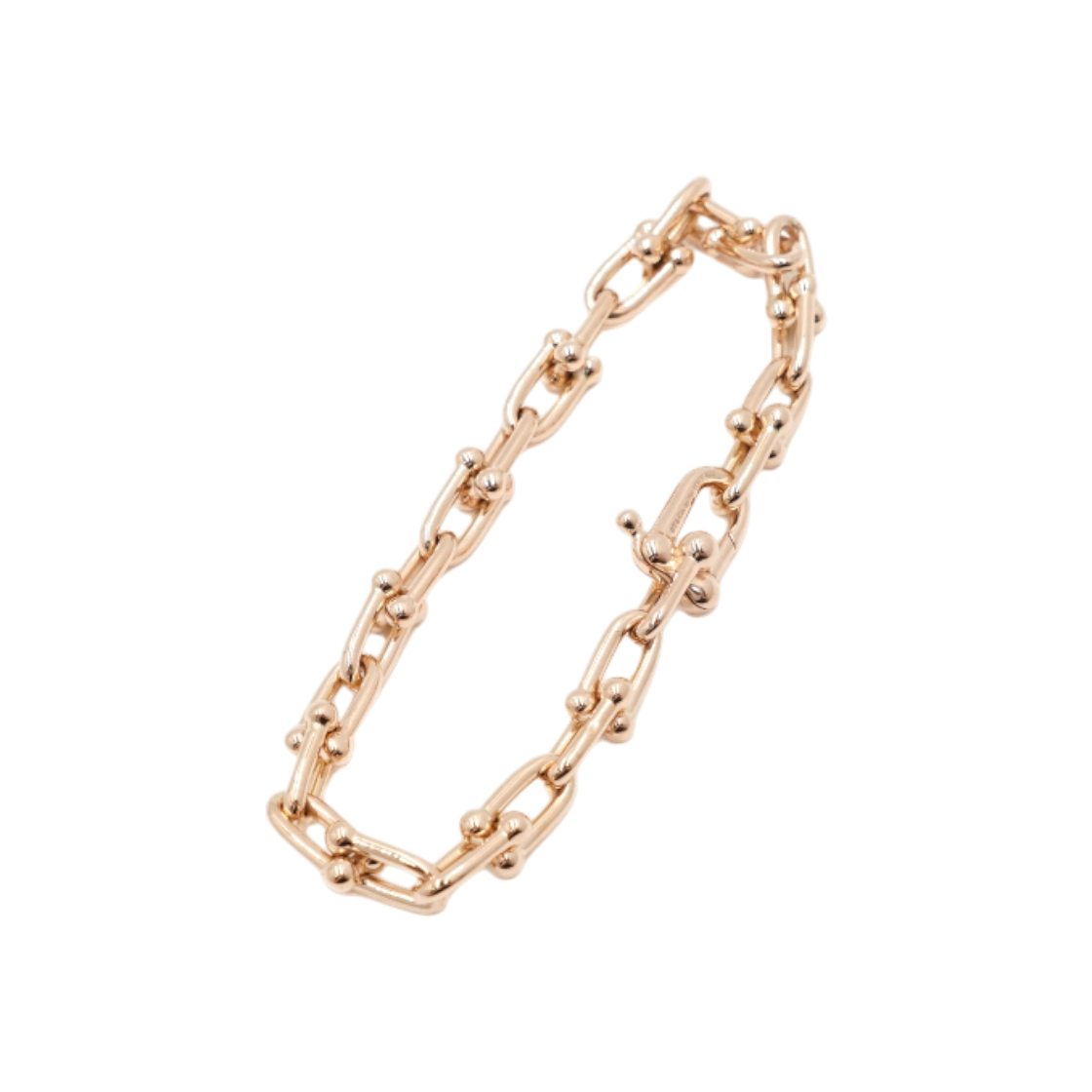 ITF8M8OHQGBJ Tiffany 18K Rose Gold Hardware Link Small Bracelet