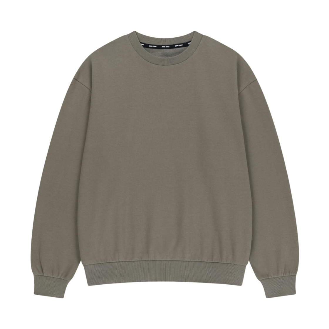FSN001-SWT-OLV ZERO DRAG Fusion Performance Sweatshirt Ash Olive