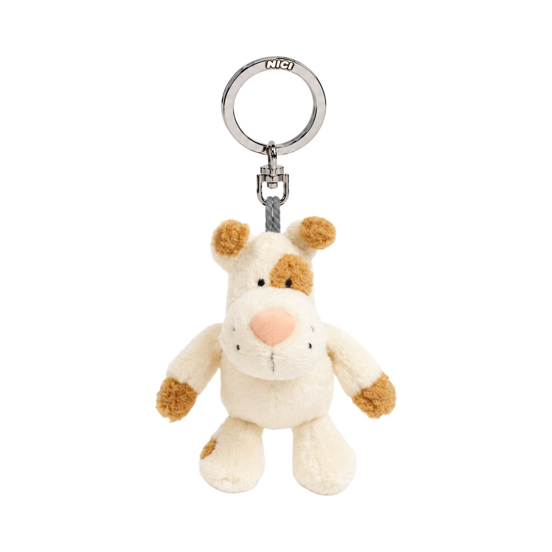 4012390235678 NICI Dog Terrier brown 10cm BB w/keyr