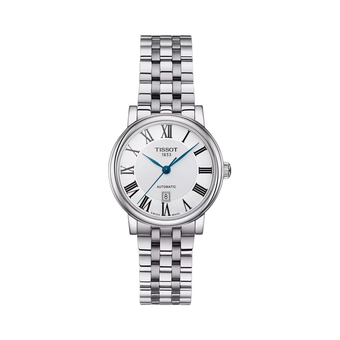 T1222071103300 (W) Tissot Carson Premium Automatic 30mm Stainless Steel Silver