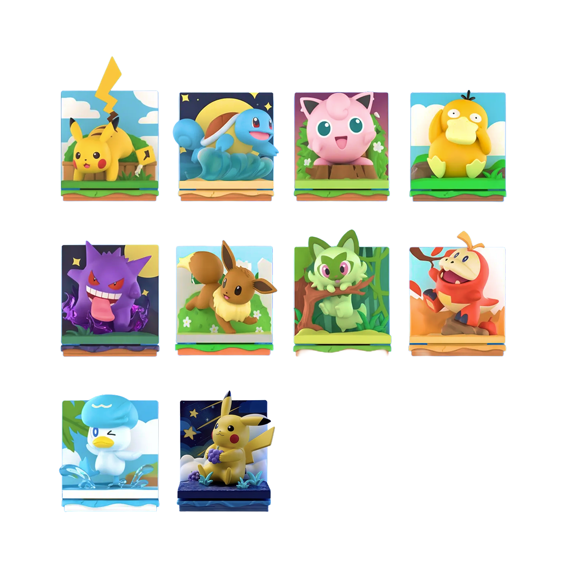 팝마트 x 포켓몬 내 파트너와의 만남 시리즈 피규어 미개봉 랜덤박스 (1개입)(Pop Mart x Pokemon Choose Your Partner Diorama Figures Sealed Case (1 Blind Box)) - 2