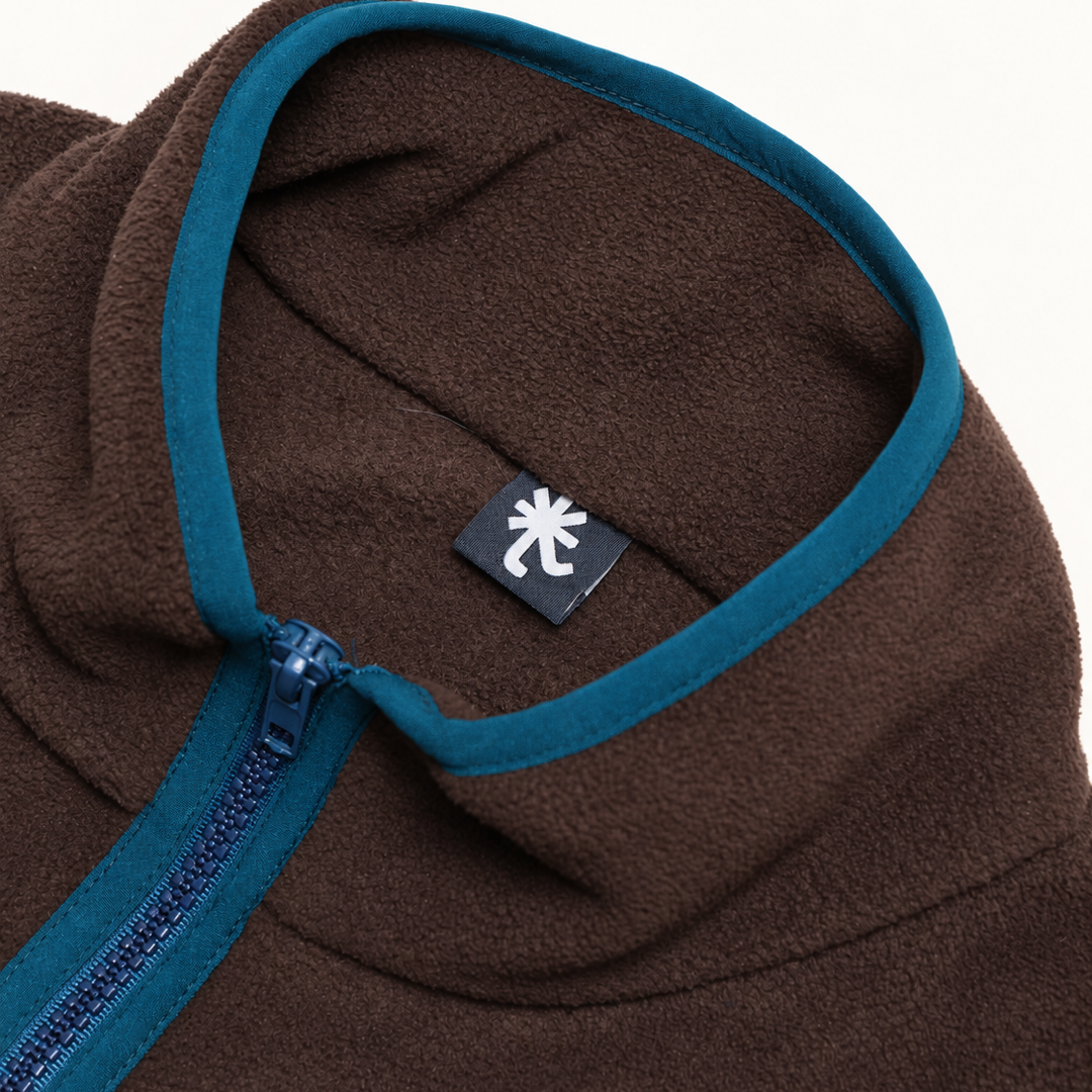 토우토우아카이브 티티 심볼 하프 플리스 우드(TOWTOW.ARCHIVE TiTi Symbol Half Fleece Wood) - 3