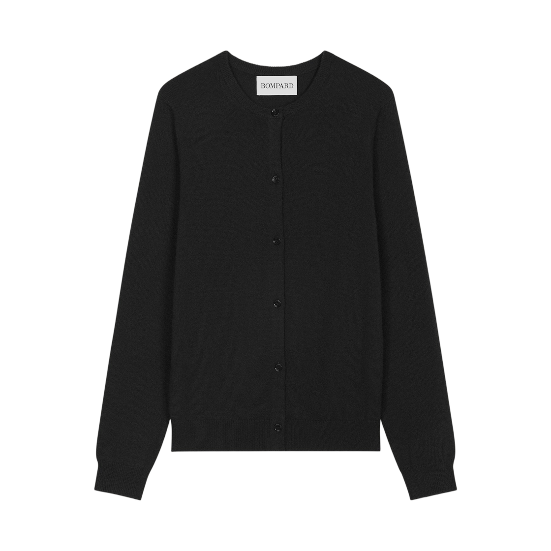 (W) 에릭봉파르 오리진스 캐시미어 가디건 블랙((W) Eric Bompard Origines Cardigan Cashmere Black) - 1