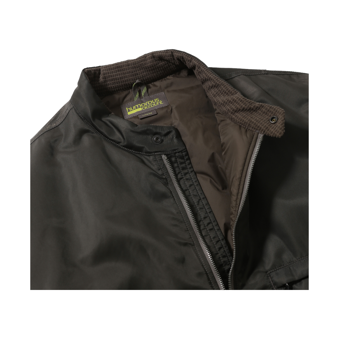 휴머러스 어카운트 디렉터 점퍼 다크 올리브 브라운(humorous account Director Jumper Dark Olive Brown) - 3