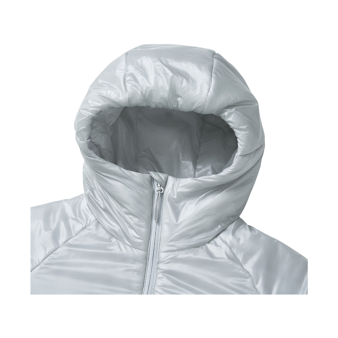 웰터 익스페리먼트 x 베리시 벨로라 인슐레이션 후디 자켓 라이트 그레이(WELTER EXPERIMENT x Verish VELORA Insulation Hooded Jacket Light Gray) - 3