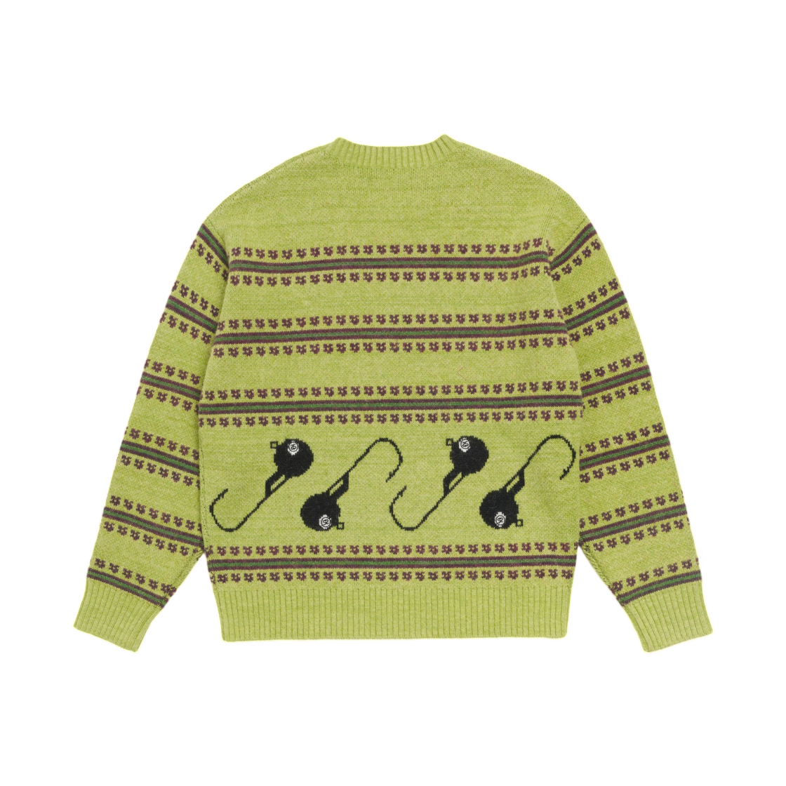 스투시 x 데님 티어스 니트 스웨터 그린(Stussy x Denim Tears Knit Sweater Green) - 2