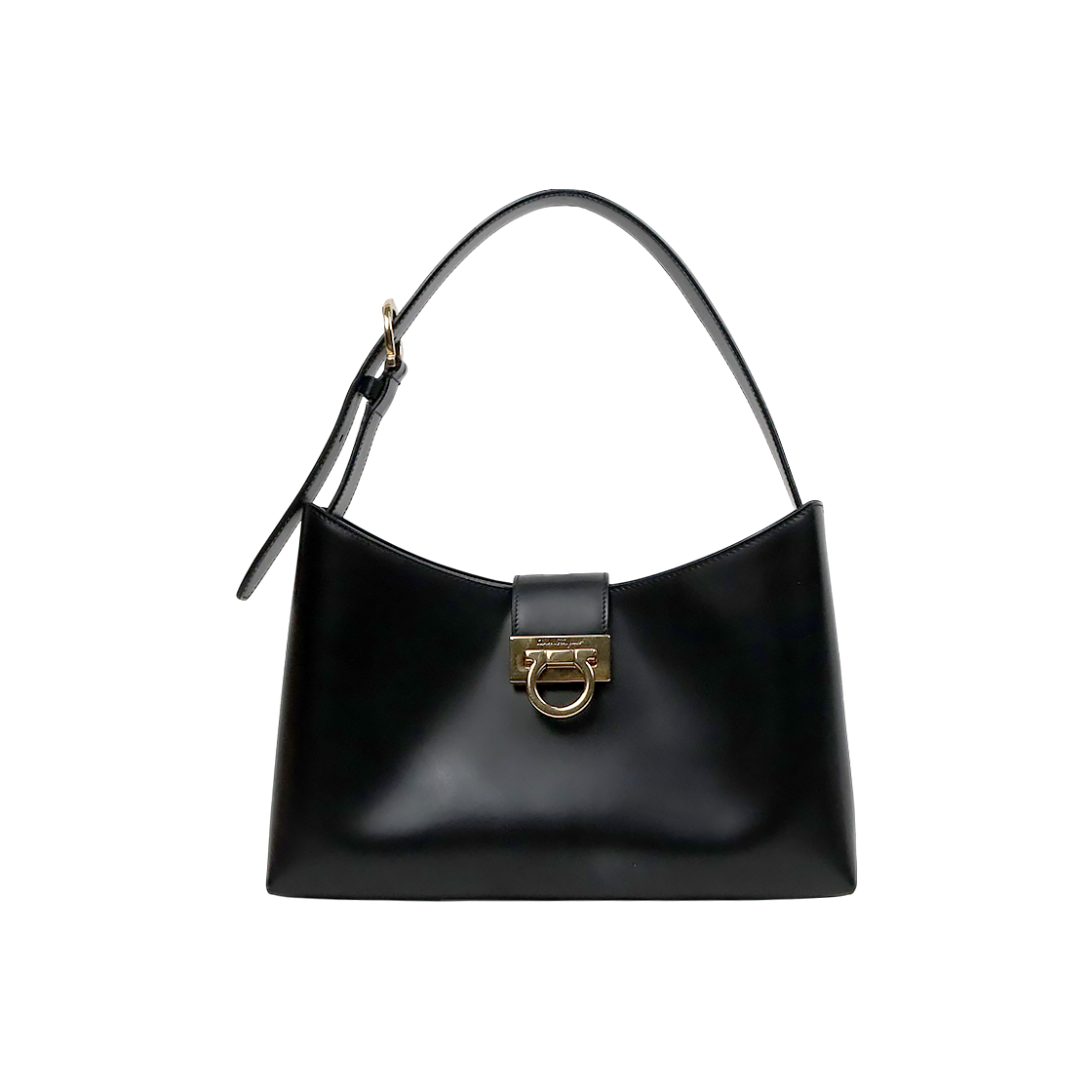 ITCESIN6W8JD Ferragamo Black Trifolio Bag