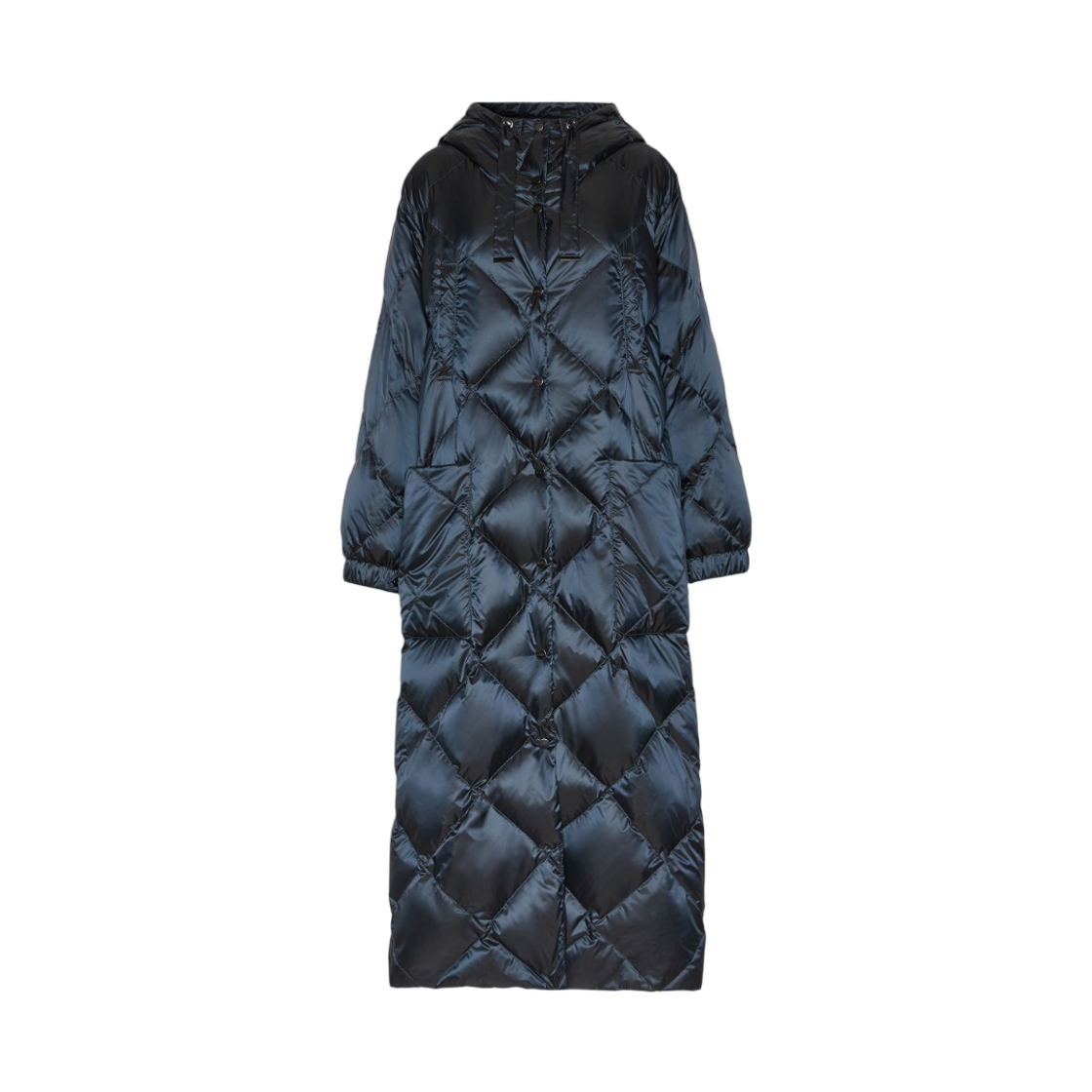 (W) 막스마라 더 큐브 아베테 발수 패딩 미드나잇블루((W) Max Mara The Cube Abete Water-Repellent Padded Jacket Midnight Blue) - 1