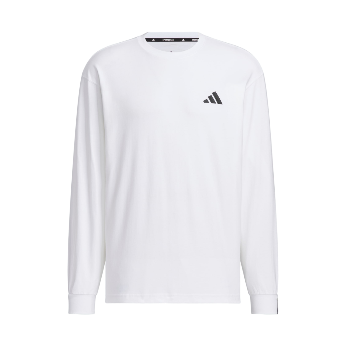 JW6972 Adidas Sportswear Essentials Plus Loose Fit Long Sleeve T-Shirt White - KR Sizing