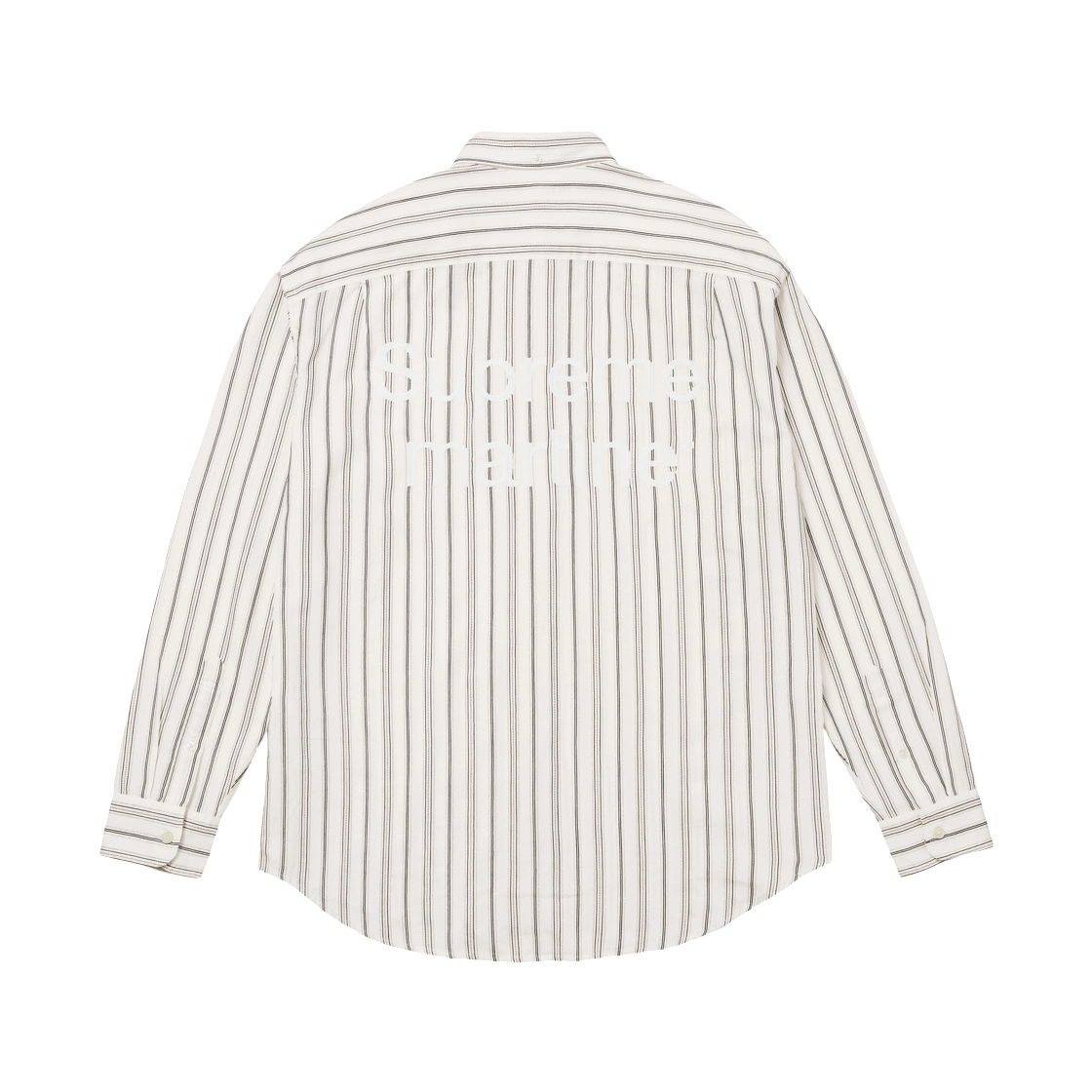 슈프림 x 마틴 로즈 메탈릭 스트라이프 셔츠 화이트 - 26FW(Supreme x Martine Rose Metallic Stripe Shirt White - 26FW) - 2
