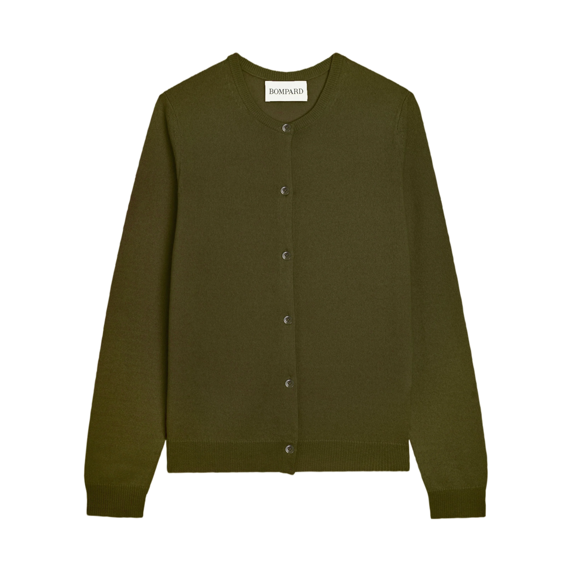 (W) 에릭봉파르 오리진스 캐시미어 가디건 올리브((W) Eric Bompard Origines Cardigan Cashmere Olive)