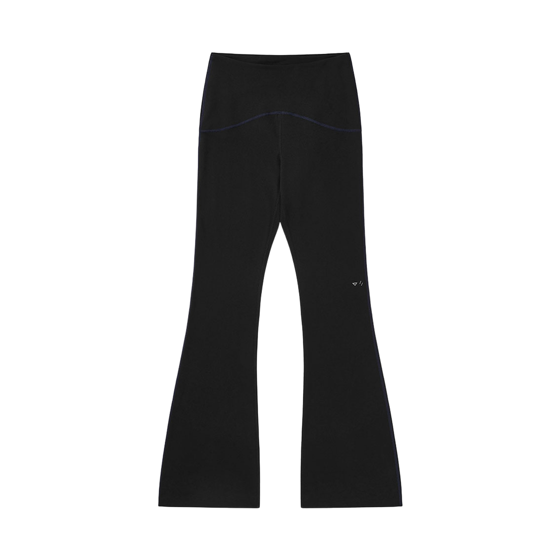 V0926-LG01BK WELTER EXPERIMENT x Verish WIDE YOKE Flare Legging Black