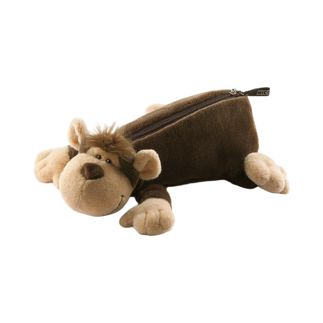 4012390235883 NICI Figurine-shaped pencil pouch, Monkey