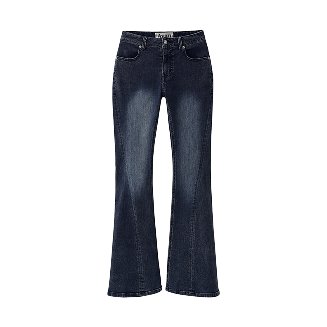 AD54PT02INDBL AVANDRESS Shadow Line Bootscut Pants INDIGO BLUE