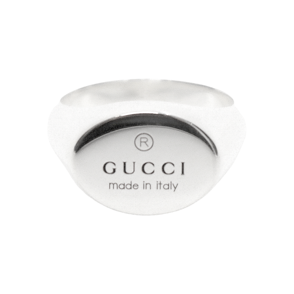 ITLBKM3REIG2 Gucci Oval Silver Ring