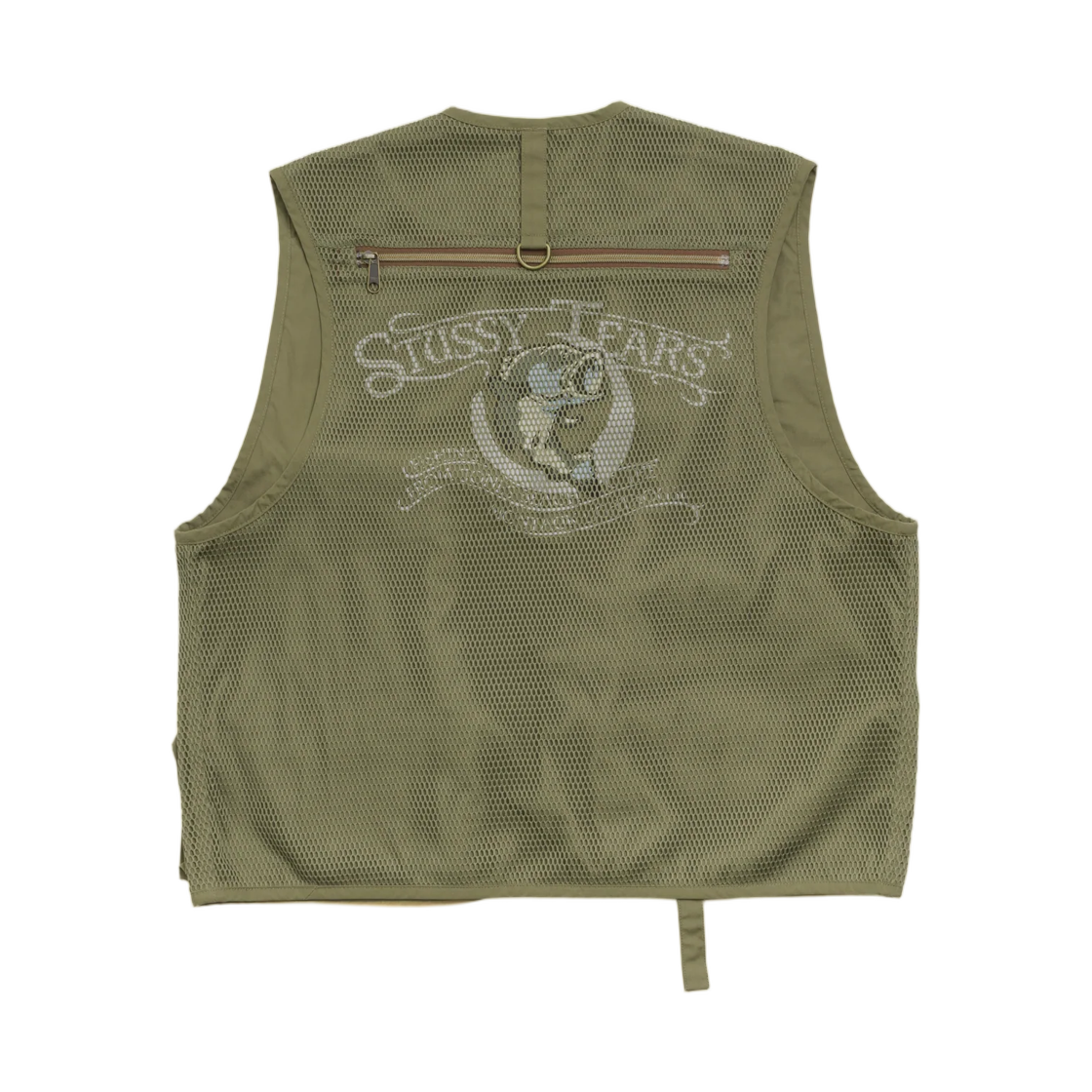 스투시 x 데님 티어스 피싱 베스트 그린(Stussy x Denim Tears Fishing Vest Green) - 3