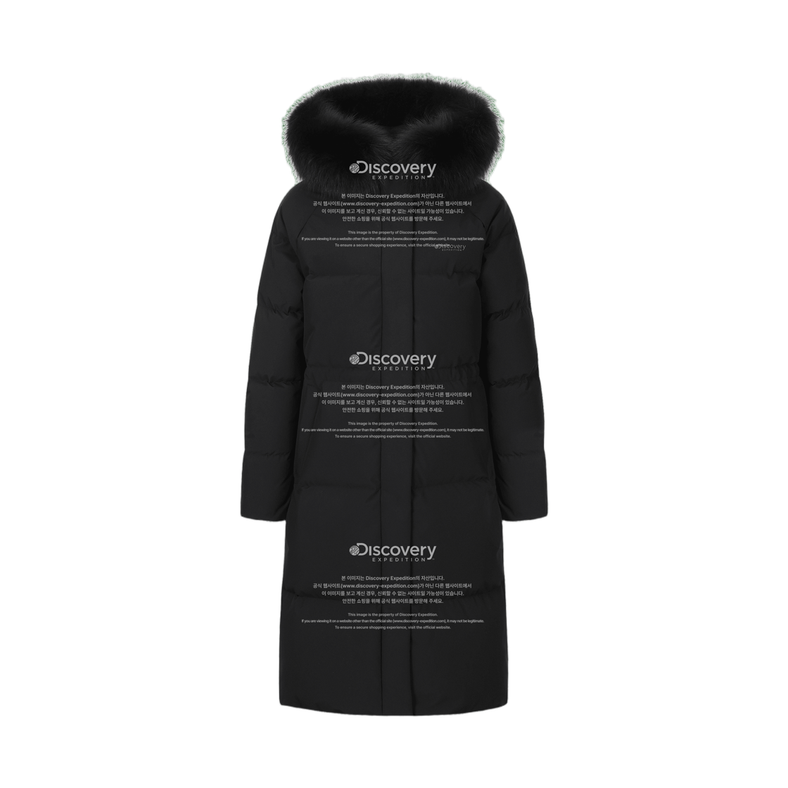 (W) 디스커버리 익스페디션 켈리 구스다운 롱패딩 블랙((W) Discovery Expedition Kelly Goose Down Long Puffer Jacket Black)