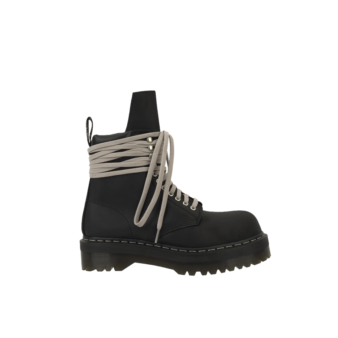닥터마틴 x 릭 오웬스 쿼드 솔 스틸 토 부츠 블랙(Dr. Martens x Rick Owens Quad Sole Steel Toe Boots Black)