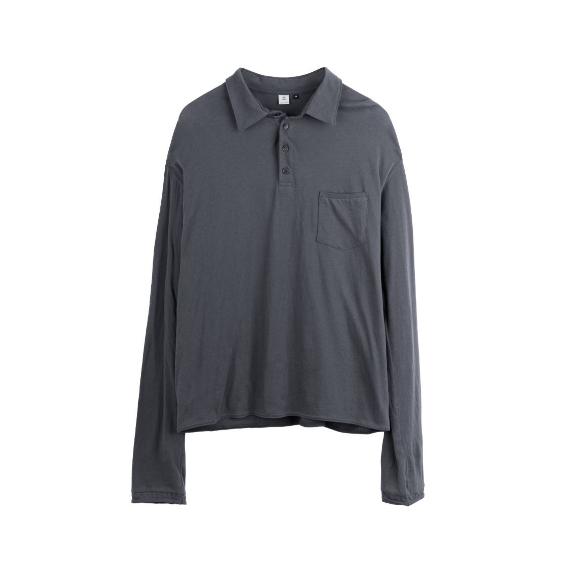 폴리테루 소프트 PK 롱 슬리브 차콜(Polyteru Soft PK Long Sleeves Charcoal)
