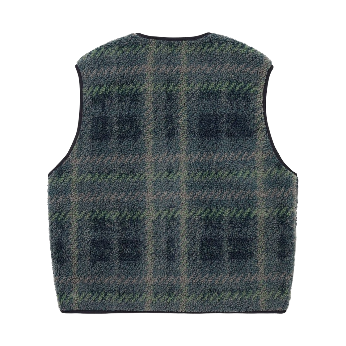 디스이즈네버댓 플리스 체크 베스트 네이비(Thisisneverthat Fleece Check Vest Navy) - 2