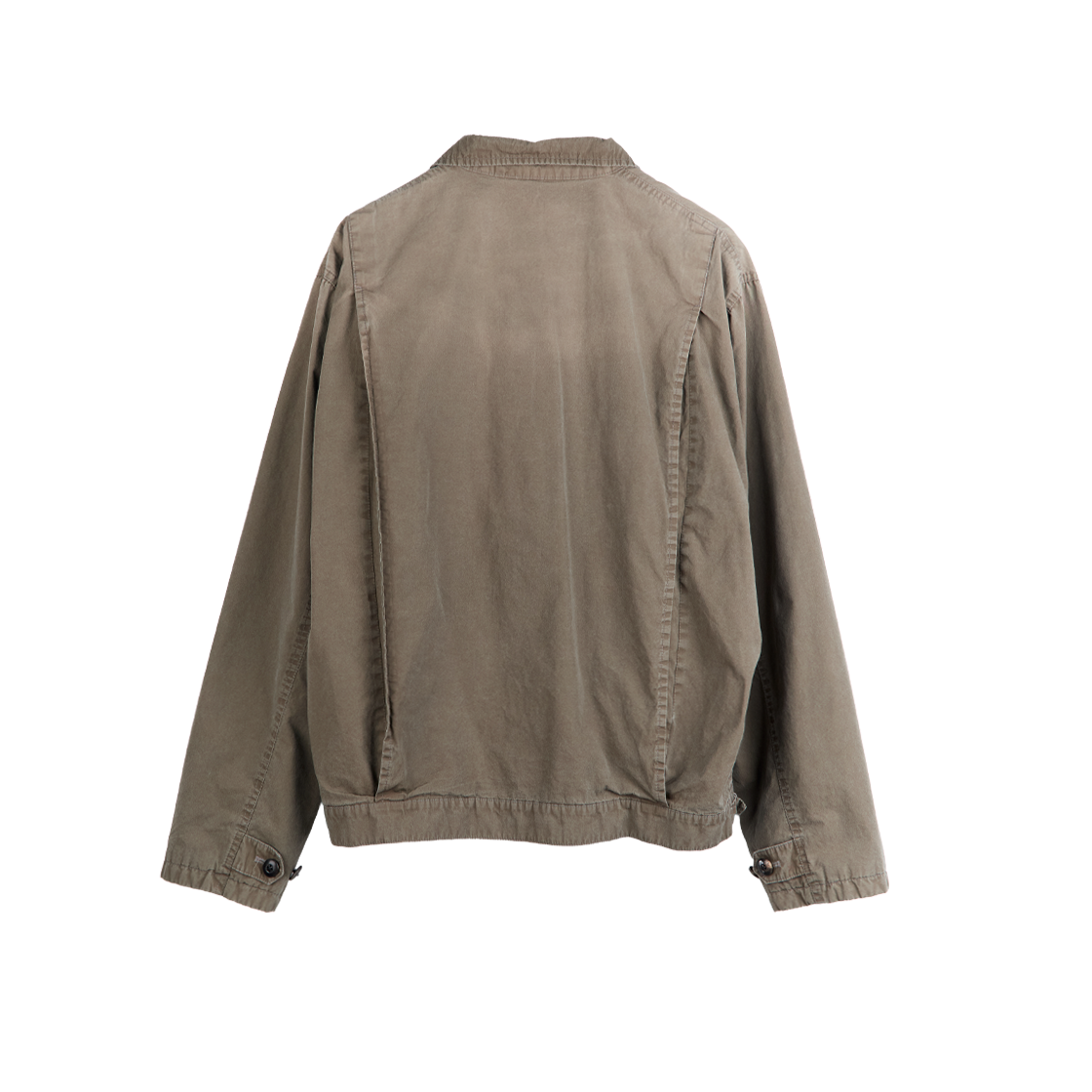 폴리테루 메카닉 자켓 (재패니즈 패브릭) 다크 베이지(Polyteru Mechanic Jacket (Japanese Fabric) Dark Beige) - 2