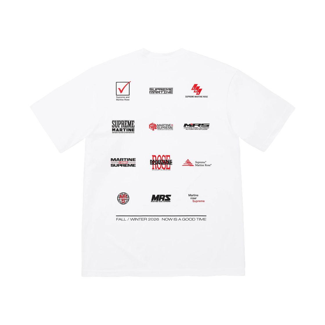 슈프림 x 마틴 로즈 나우 티셔츠 화이트 - 26FW(Supreme x Martine Rose Now T-Shirt White - 26FW) - 2