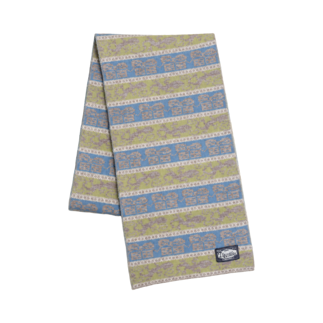 토우토우아카이브 노르딕 워밍 니트 목도리 라이트 멜란지(TOWTOW.ARCHIVE Nordic Warming Knit Muffler Light Melange) - 2